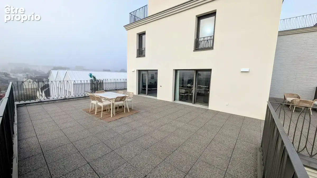 Appartement 113m2 - Terrasse exceptionnelle de 103m2 dominant Rennes Saint-Hélier - photo 1