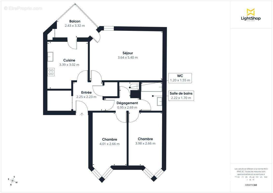 Appartement à ISSY-LES-MOULINEAUX