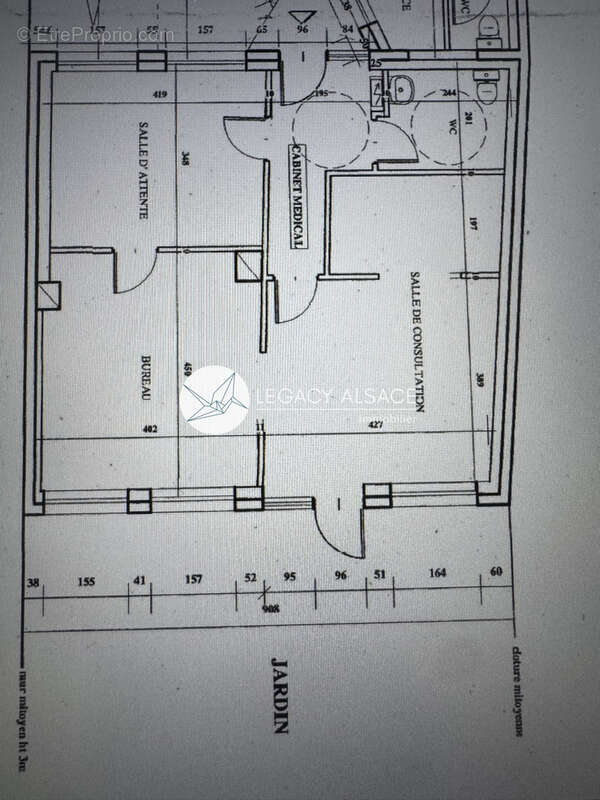 Appartement 2/3 pièces traversant de 67,17m2 avec jardin et cour, travaux à prévoir! - photo 8