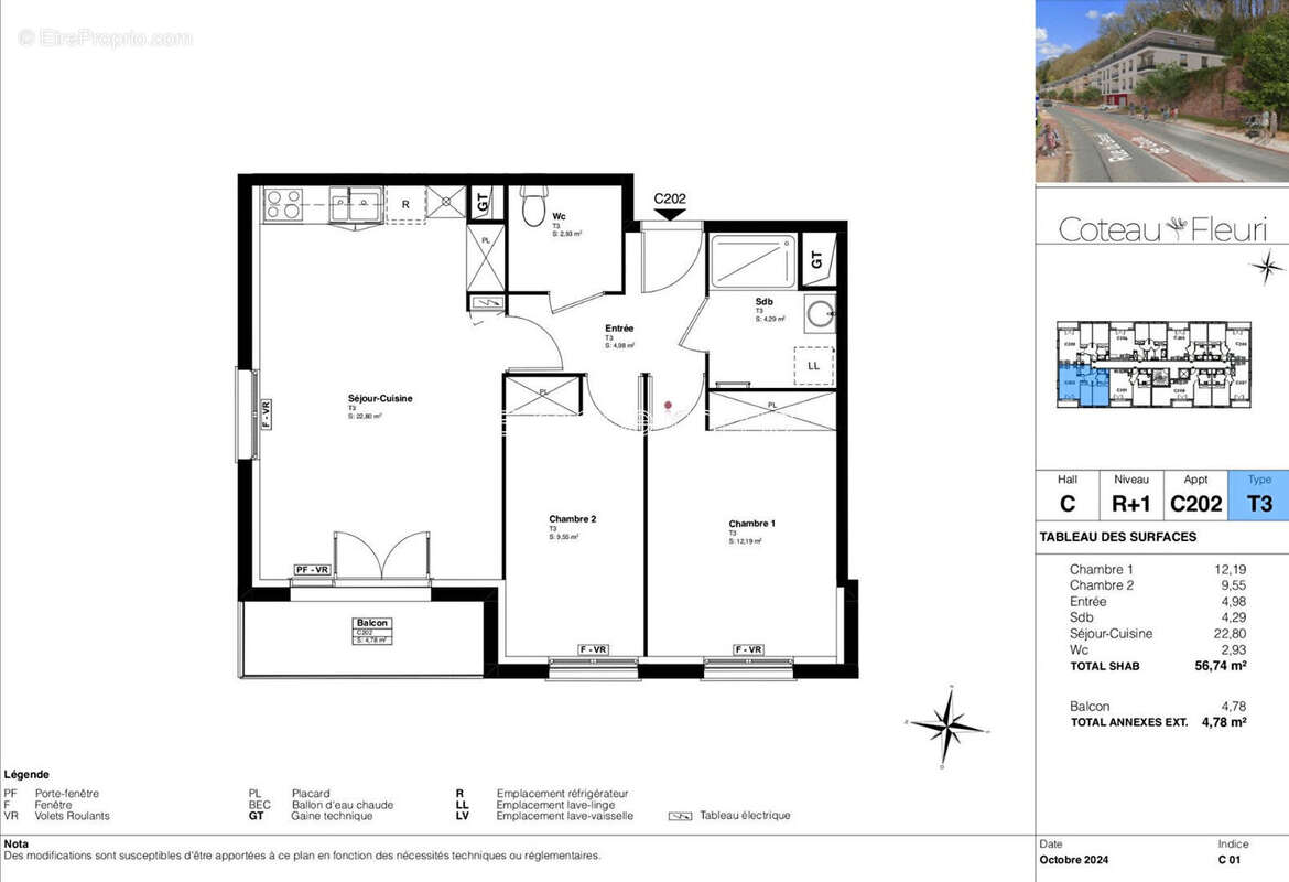 Appartement à LE HOULME