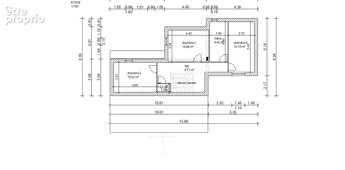 À vendre à Troyes, maison contemporaine de 149m2, 4 chambres, piscine, terrain de 571m2. - photo 13
