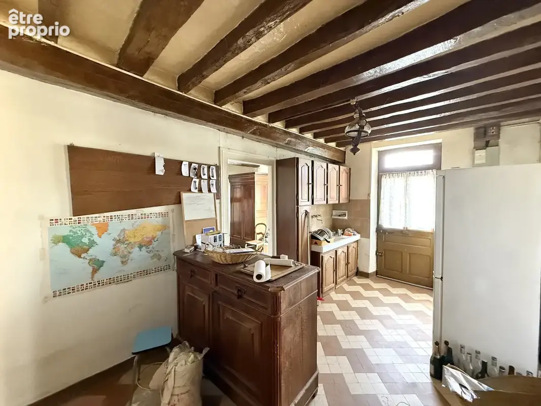maison sur la commune de Guerchy entre Auxerre et Joigny de 85 m2 habitable avec dépendance et grenier aménage - photo 6