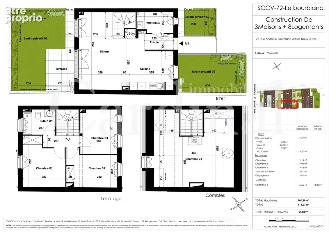 Maison 4 chambres centre ville - photo 2