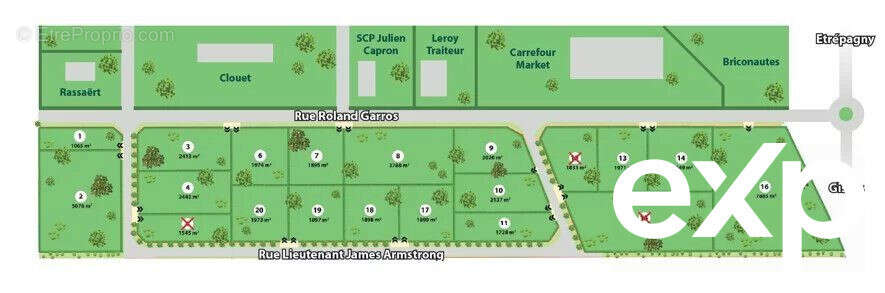 Terrain à ETREPAGNY