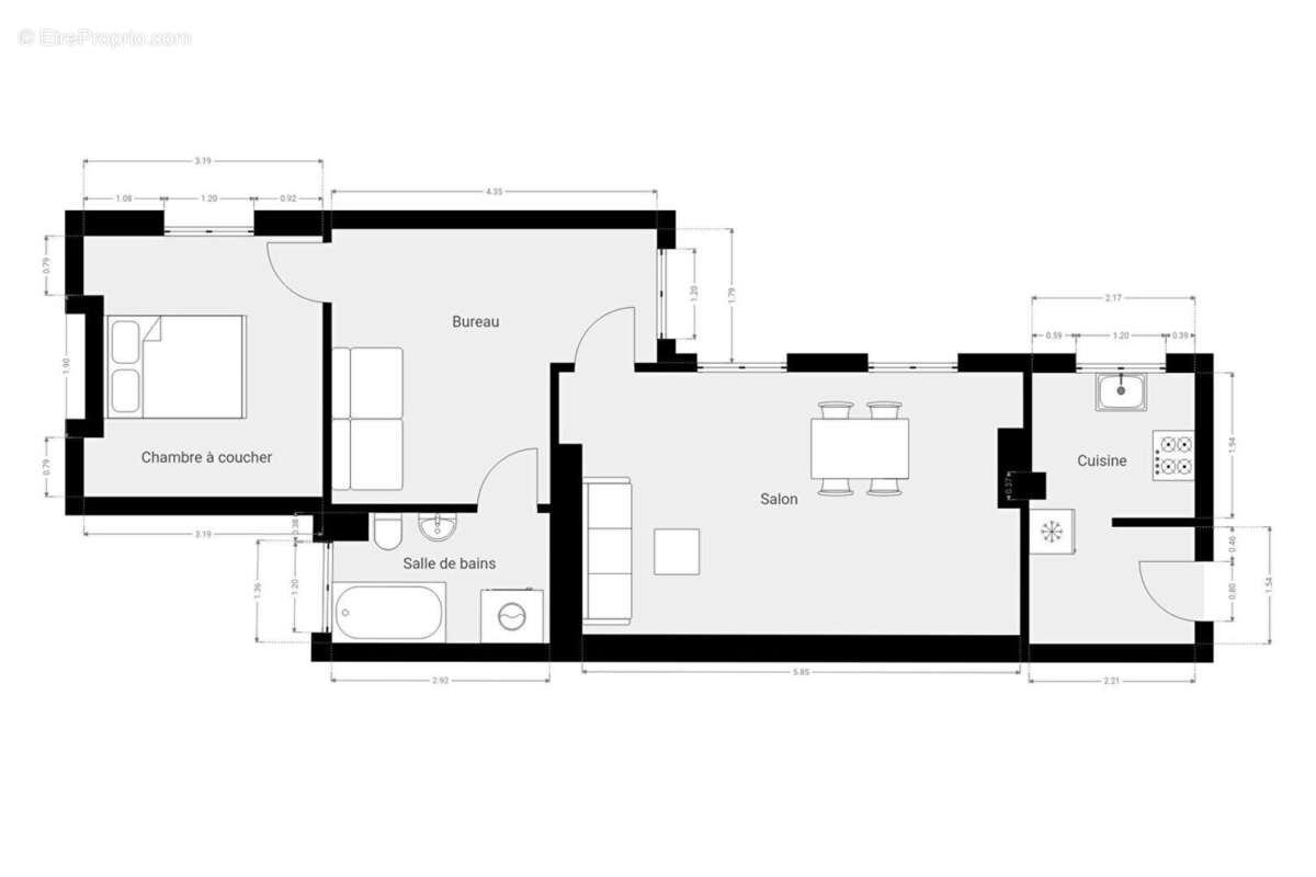 Appartement à PARIS-10E