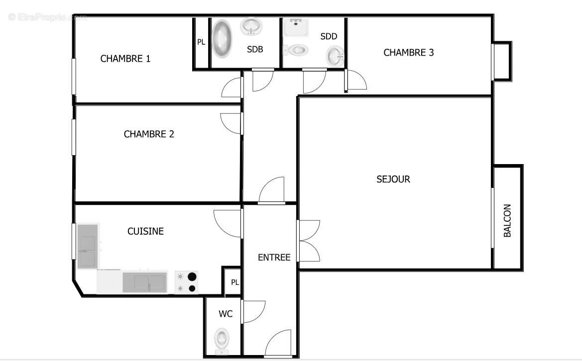 Appartement à ASNIERES-SUR-SEINE