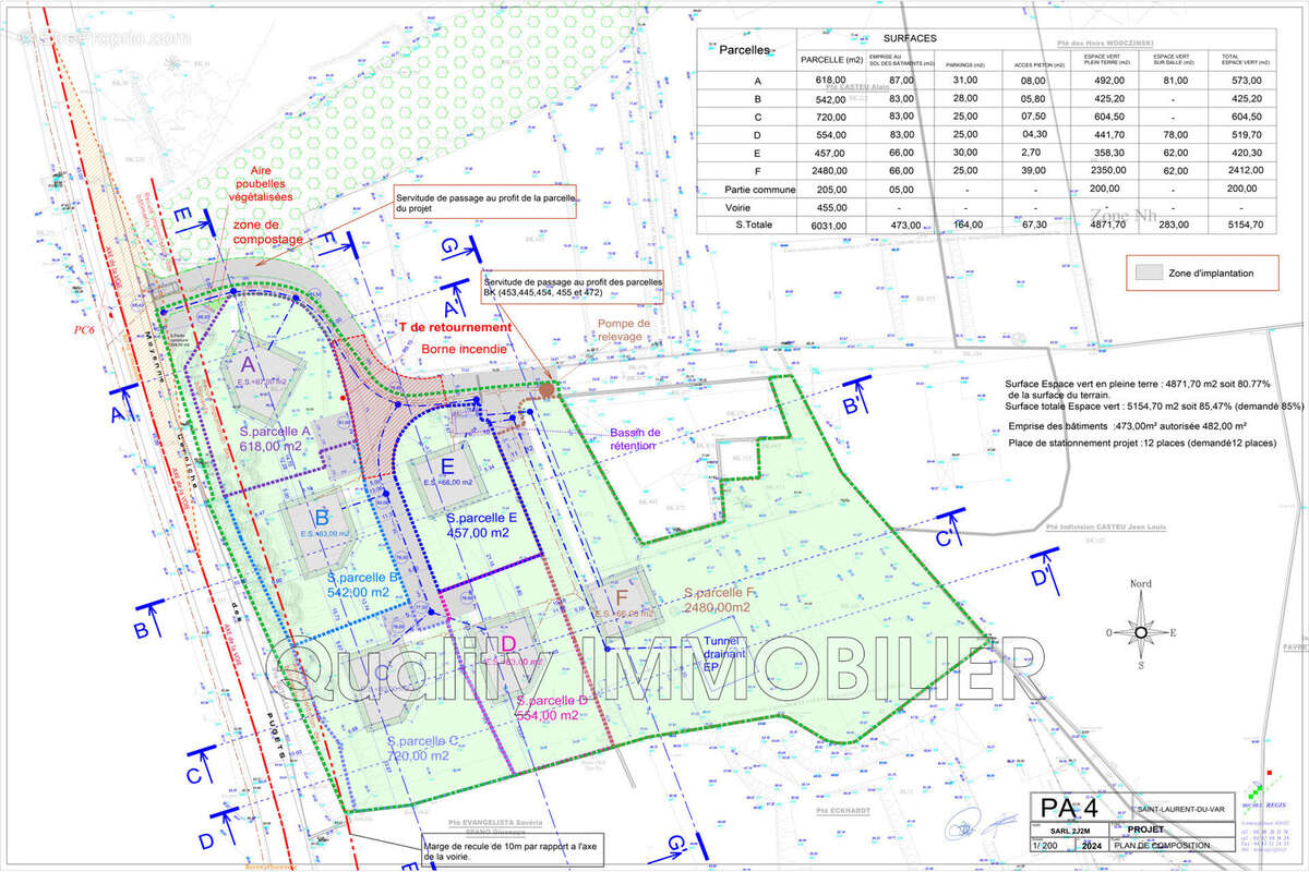 Terrain à SAINT-LAURENT-DU-VAR