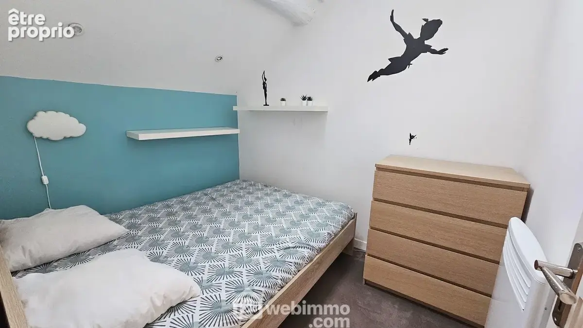 Une chambre de 5,40 m², idéal pour un enfant...