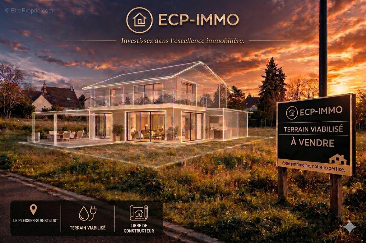 Terrain à LE PLESSIER-SUR-SAINT-JUST