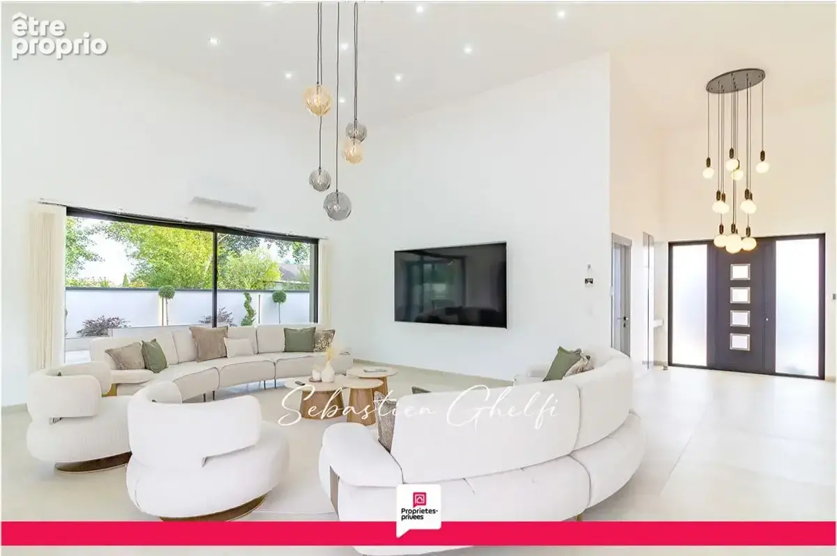 belle maison contemporaine avec 5 chambres-piscine-grand garage - photo 4