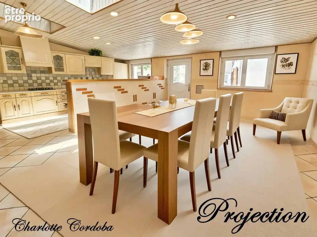  FEUGAROLLES — 156 m², 3 chambres, un bureau et plus de 70 m² pour vivre et recevoir - photo 3