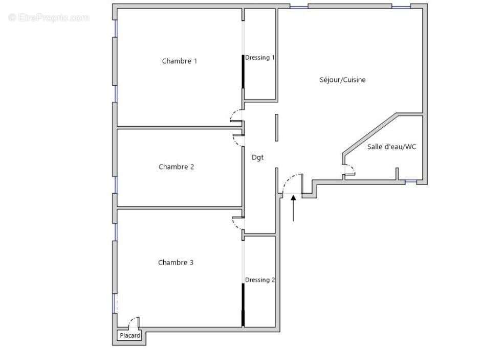 Appartement à MARSEILLE-1E