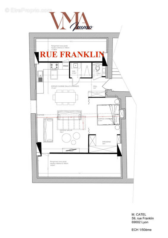 Appartement à LYON-2E