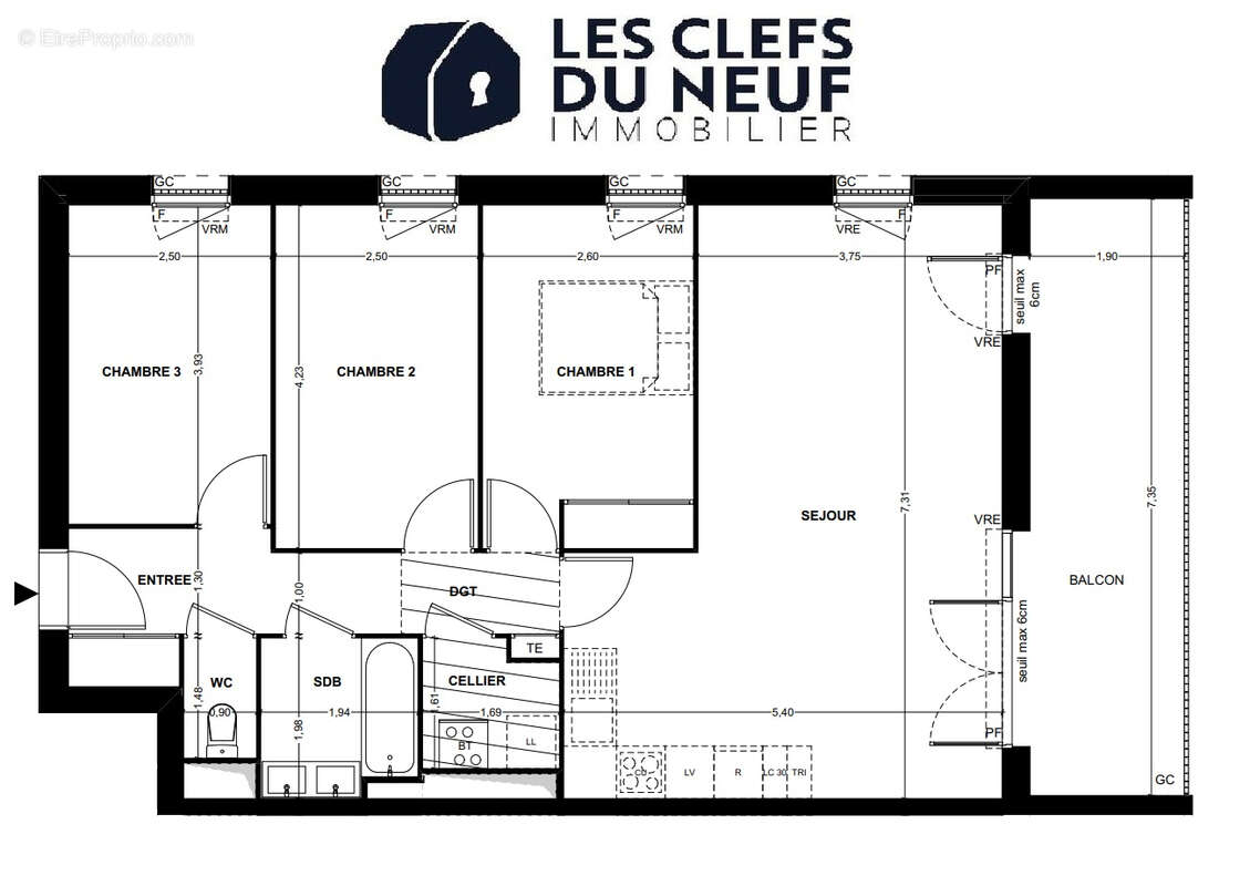 Appartement à TOULOUSE
