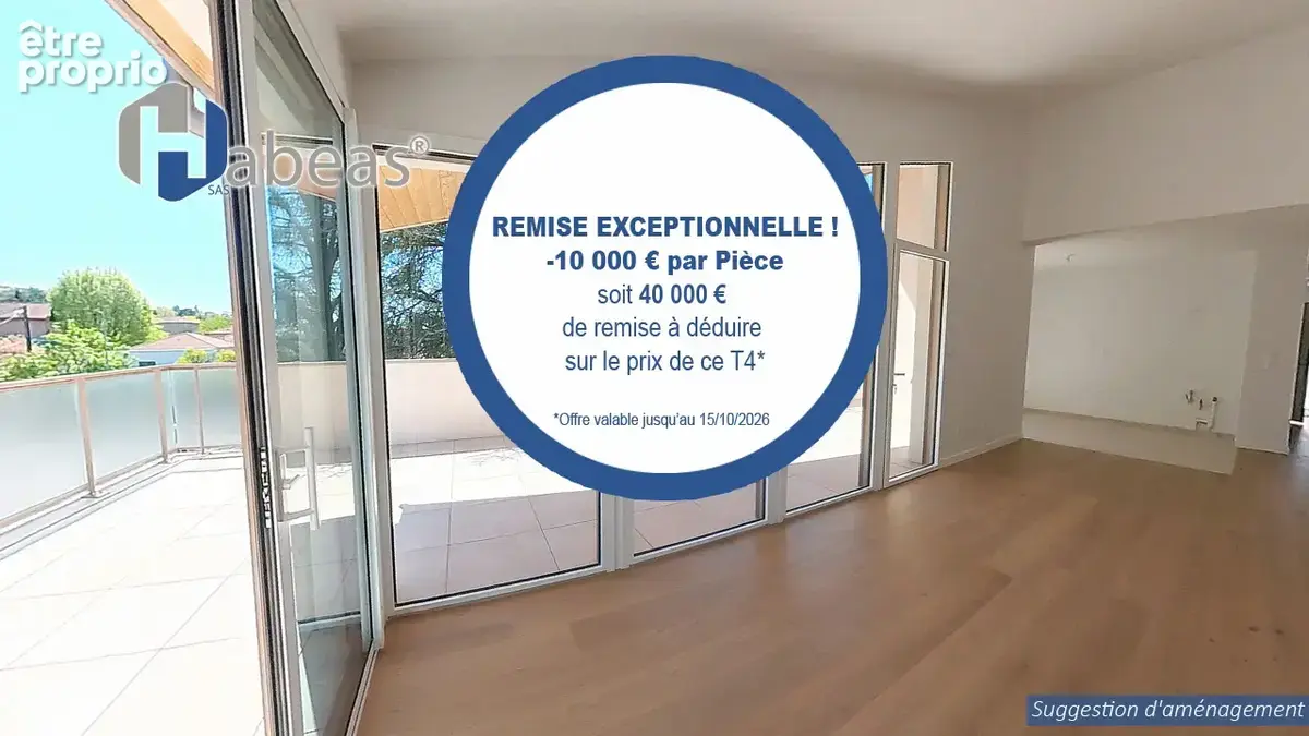 Appartement T4 de 114m² en toit terrasse de 52m² - photo 5