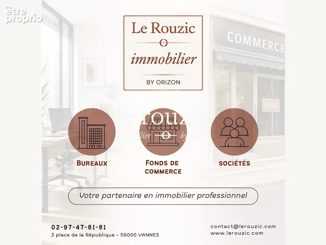 Commerce 122 m² à vendre à Vannes (56000) - photo 1