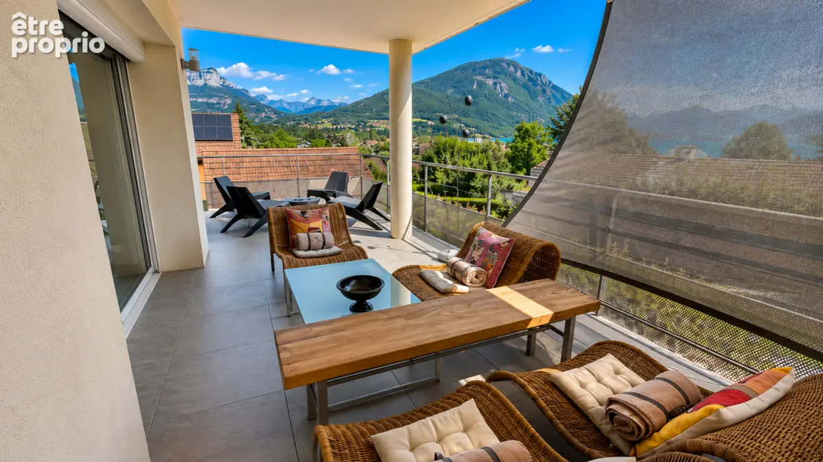 Annecy-le-vieux - en exclusivité - vue  lac & montagnes - t4 avec terrasse - photo 9