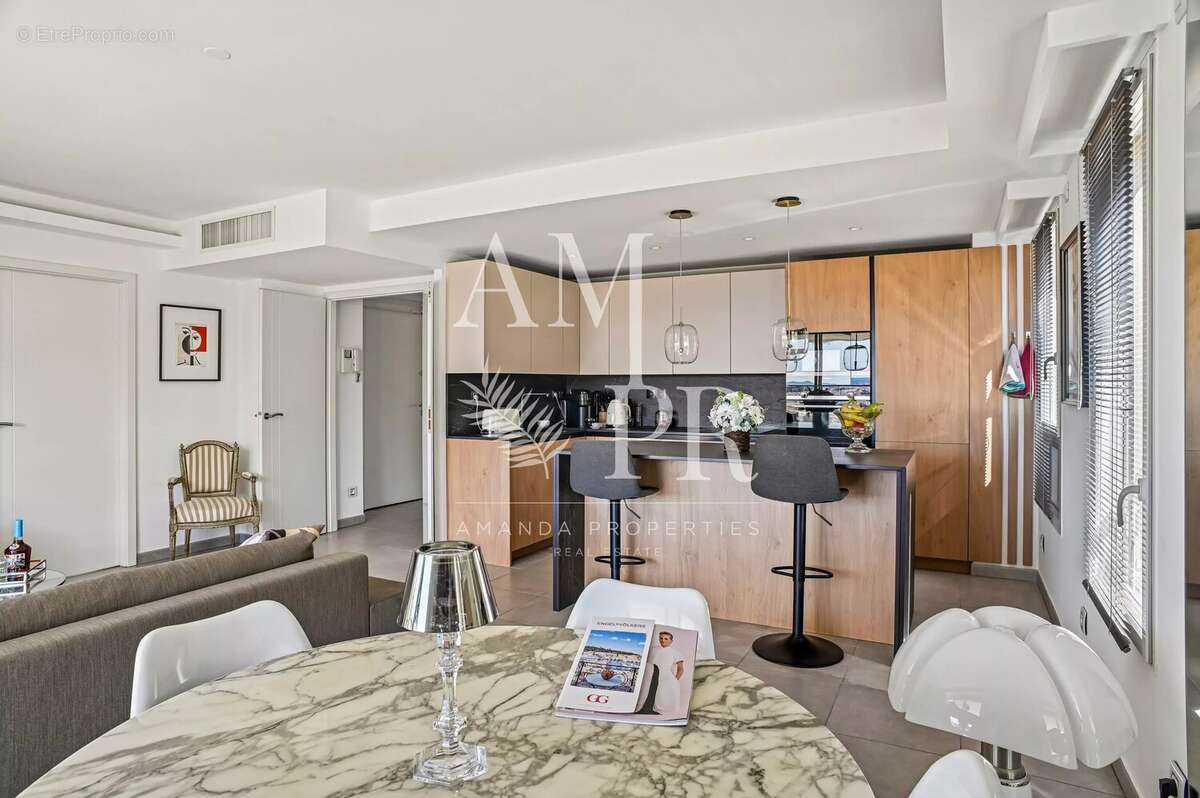 Cannes Basse Californie - Appartement 3 pièces - Vue mer - photo 6
