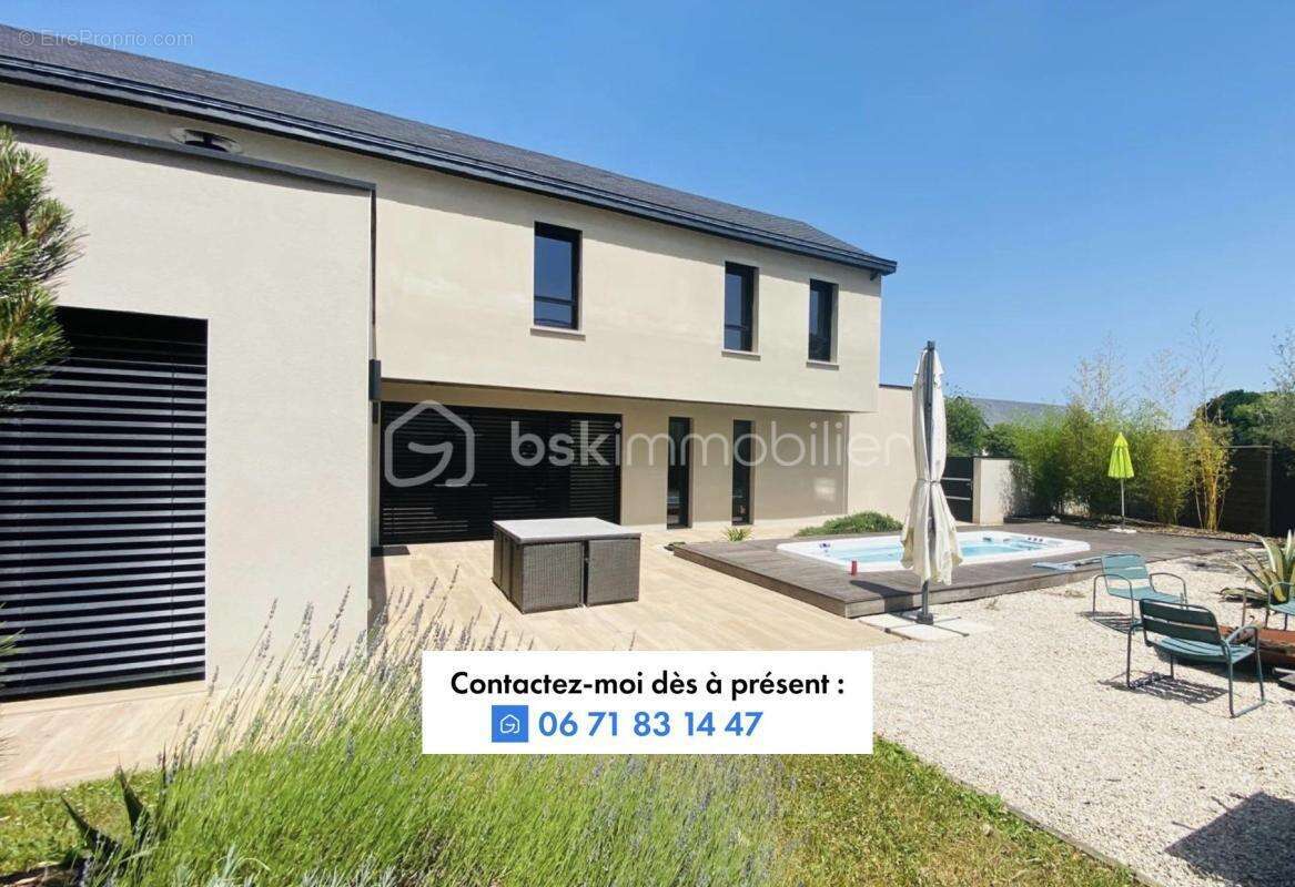Maison contemporaine (2021) de 203 m² – spa de nage & écrin boisé privatif - dpe a - photo 18