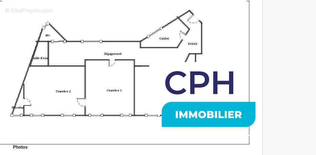 Appartement à PARIS-18E