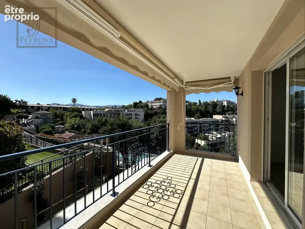 À vendre 2p - nice - fabron - terrasse - piscine - photo 1