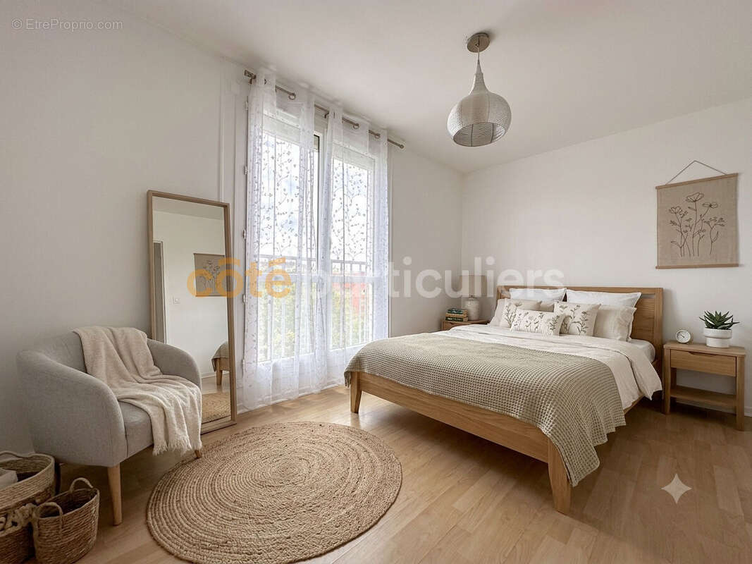 Sous offre -- saint herblain -- t4 -- 78m²-- double piece de vie --  2 ou 3 chambres --place de parking --cave -- balcon - photo 4