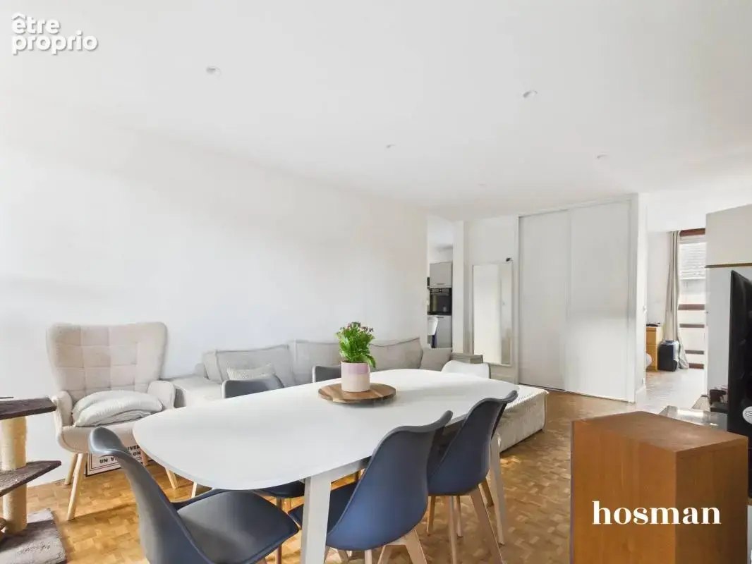 Agréable T3 bis de 70,95m² rue Richelieu à Villeurbanne, entièrement rénové -lumineux-traversant- deux balcons-un garage - photo 4