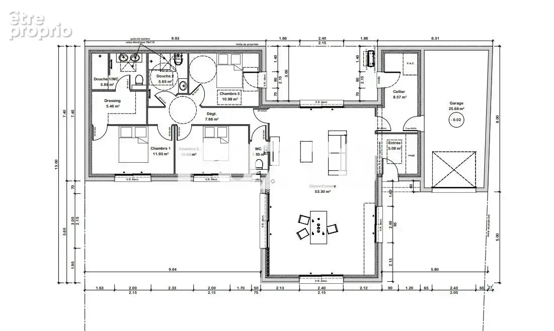 Maison  neuve de plain pied à Granville 5 pièces 127 m2 - photo 3