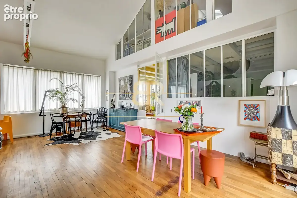 Maison/loft sur trois niveaux (170m2), calme, lumineuse, dans un cadre verdoyant - photo 2