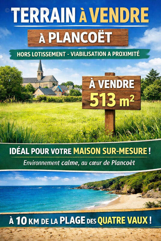 Terrain à PLANCOET