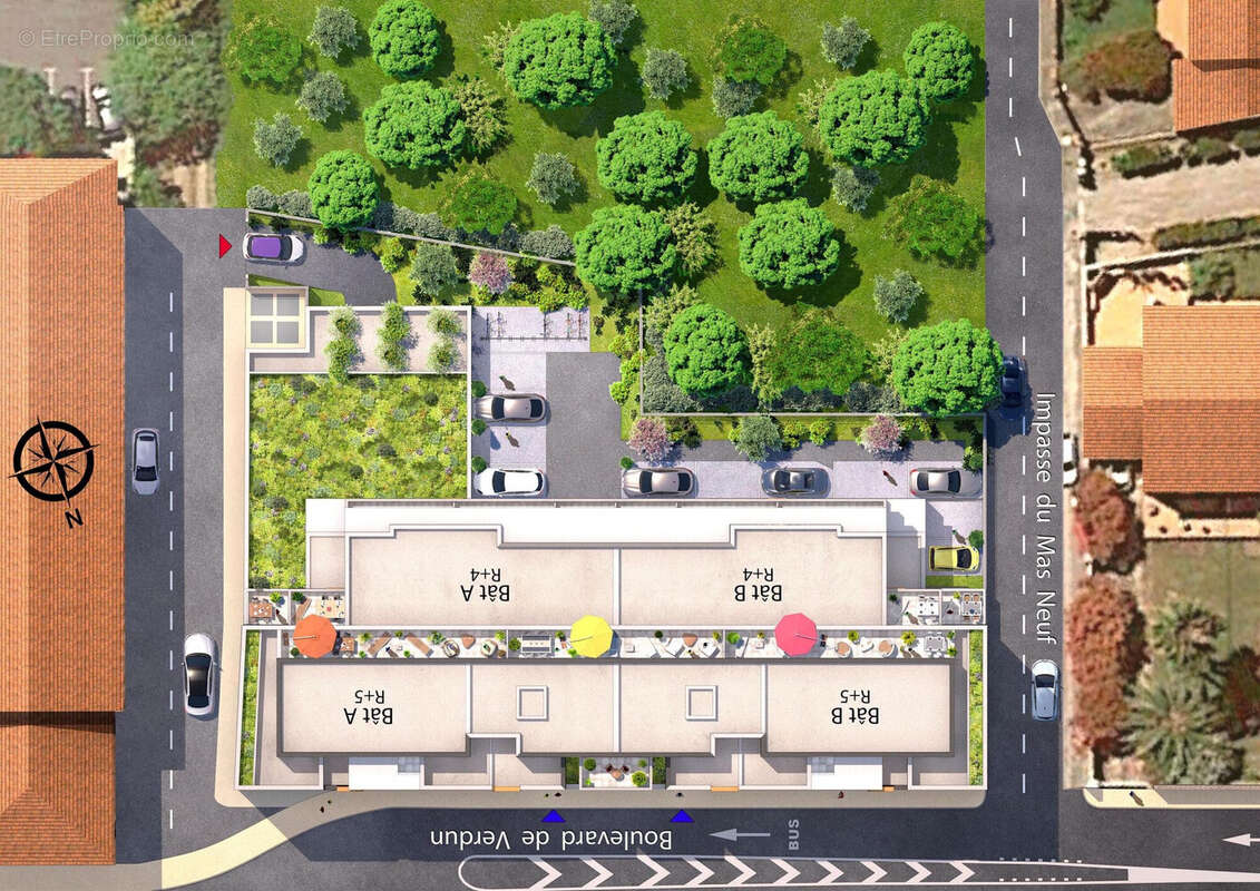 Plan de la résidence - Appartement à SETE