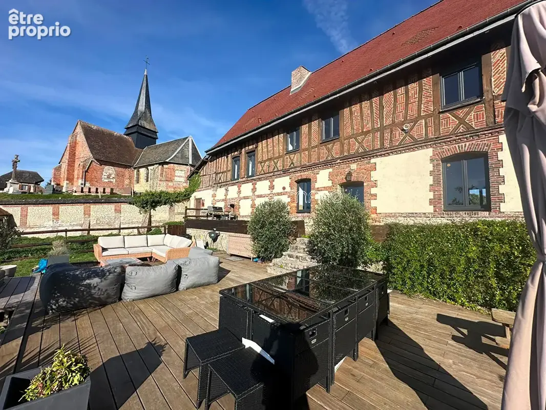 Domaine équestre avec propriété de caractère rénovée - 188m² - 4 chambres - 7 hectares de terrain - ESCLAVELLES - photo 2