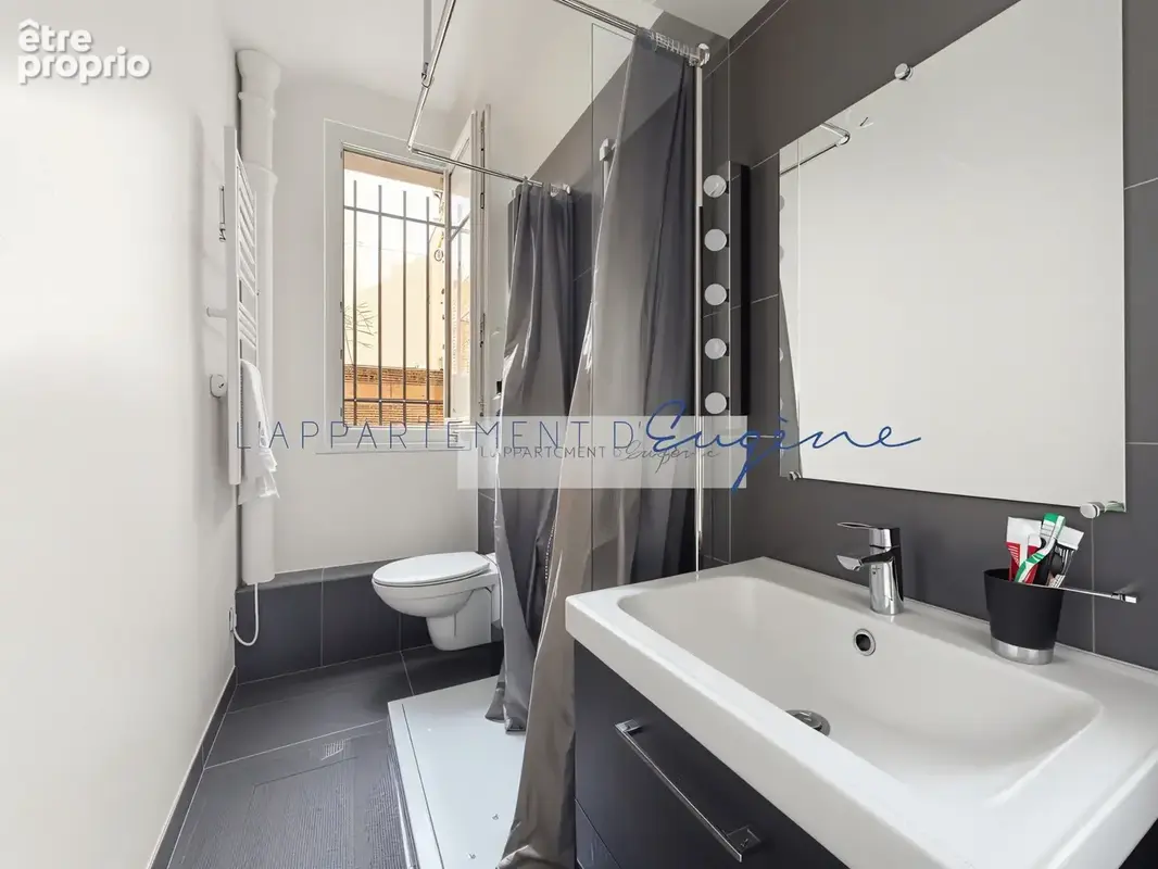 Studio lumineux   Ménilmontant / Saint-Maur   copropriété années 30 - photo 9