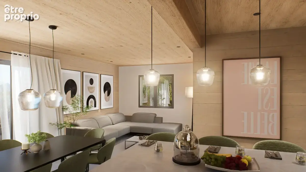VEFA - Appartement neuf de 76 m² : terrasse plein sud, ascenseur et intérieur à votre goût GRAND COMBE CHATELEU - photo 2