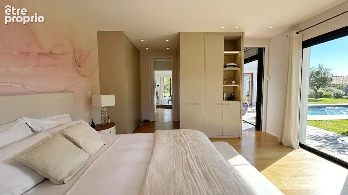 Arcangues  villa  d'architecte  vue panoramique sur les pyrénées - photo 13