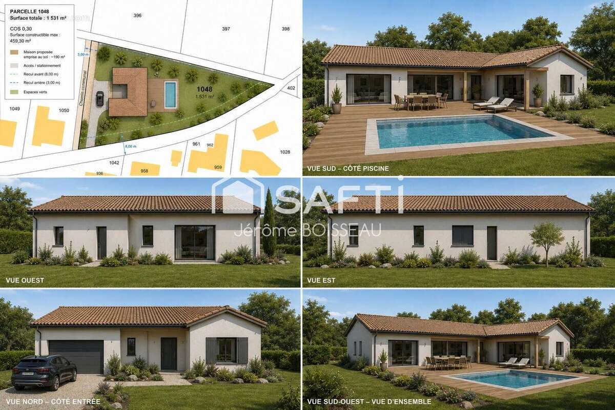 Terrain 1532 m² à Biscarrosse  - photo 2