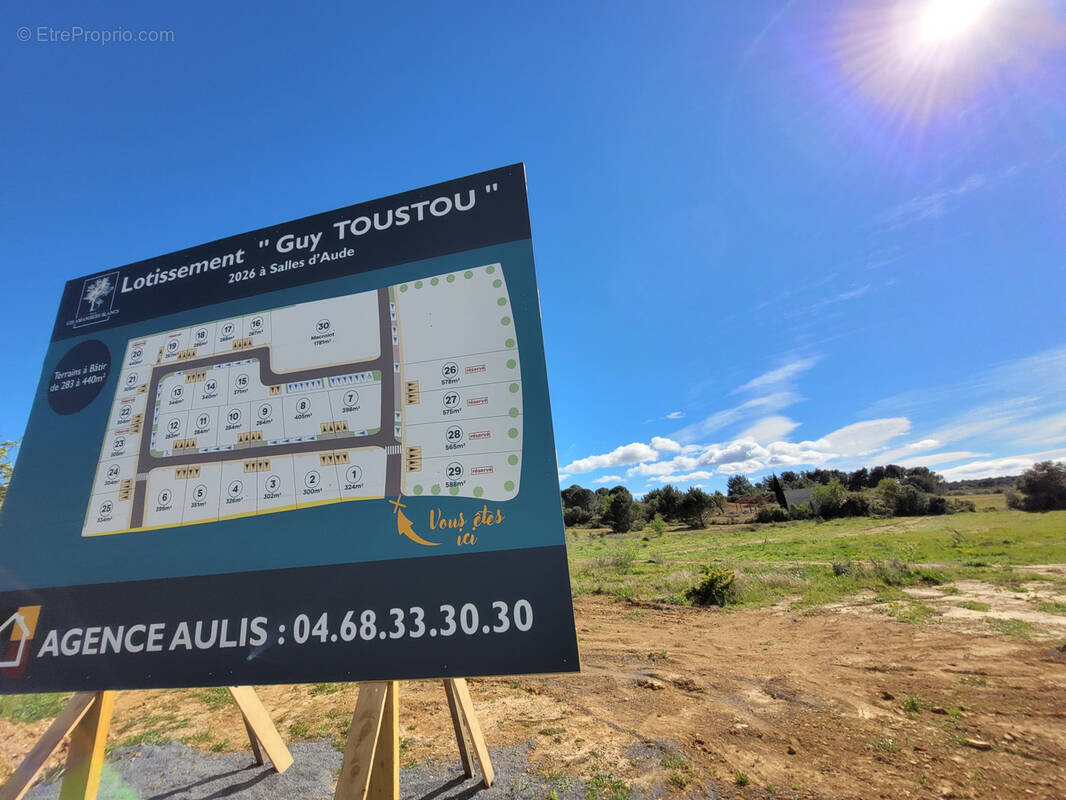 Terrain à SALLES-D'AUDE