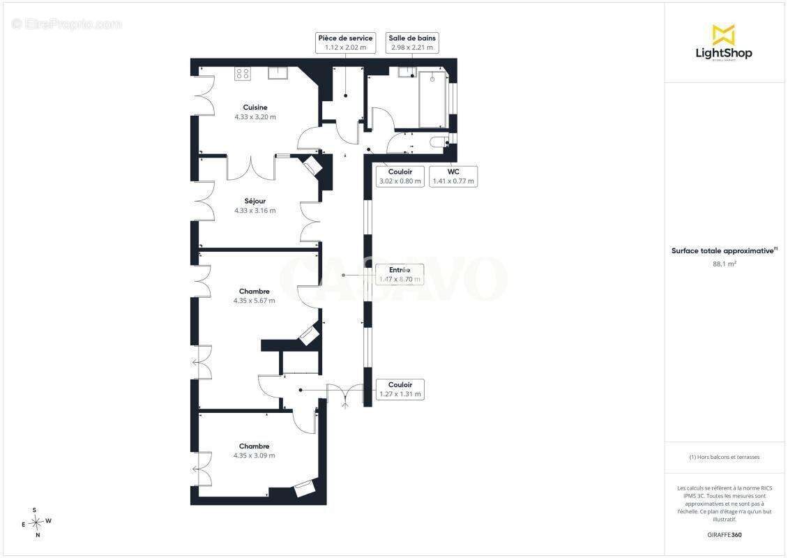 Vente Appartement 4 pièces de 90m² - 75020 Paris - photo 18