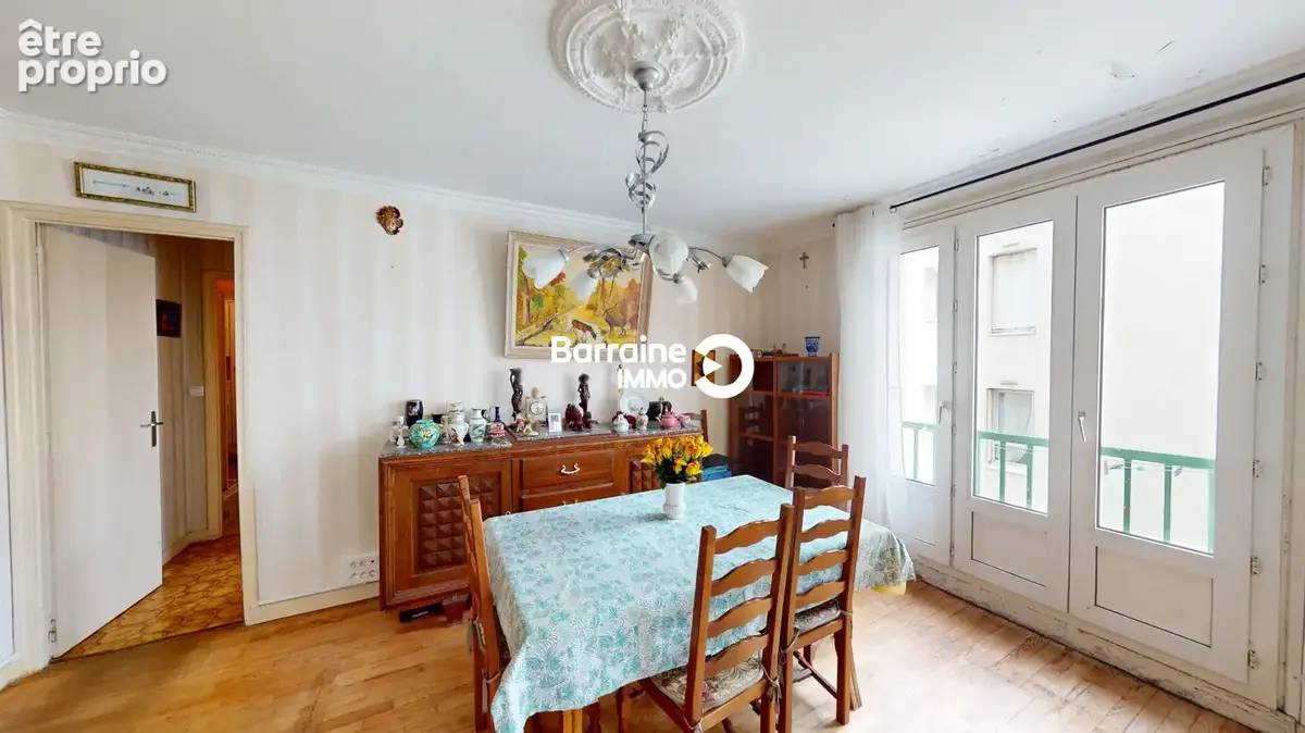 A vendre brest  recouvrance  jardin des explorateurs  appartement t3   51.43 m² deux chambres   garage privatif - photo 7