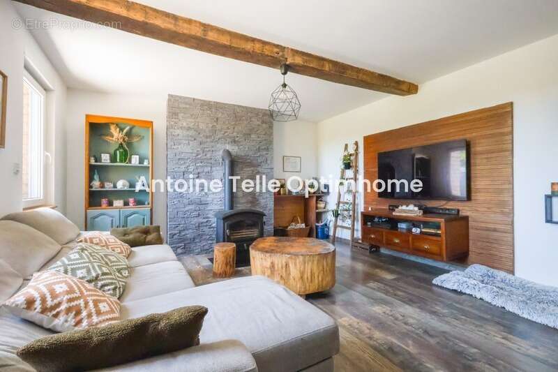 BEAURAIN 59730 - Longère individuelle modernisée sur 1240m² clos, arboré & vue sur campagne - photo 8
