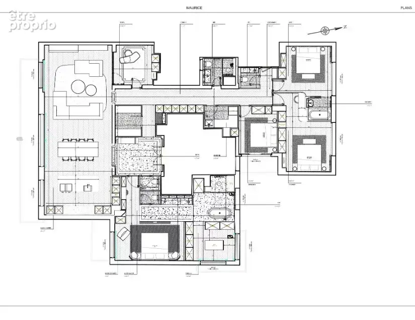 Neuilly-sur-Seine – Maurice Barrès – Appartement de réception de 216 m2 avec balcons - photo 23