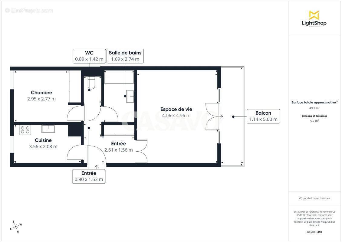 Appartement à LA COURNEUVE