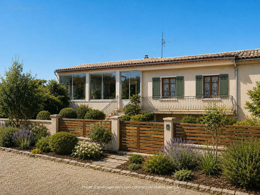 Ensemble immobilier de 173m2 sur 2361m2 de terrain à Saint André d'Olérargues - photo 2