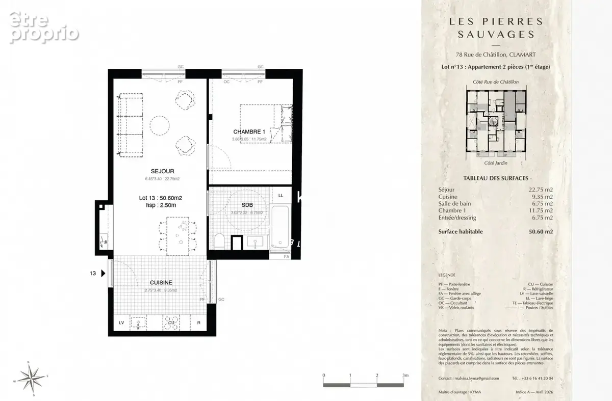 Appartement à CHATILLON