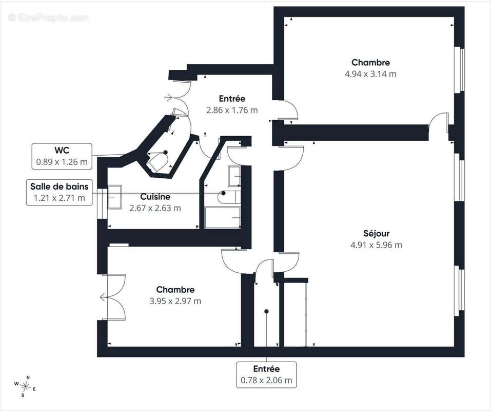 Appartement 78 m² à Paris-17e  - photo 8
