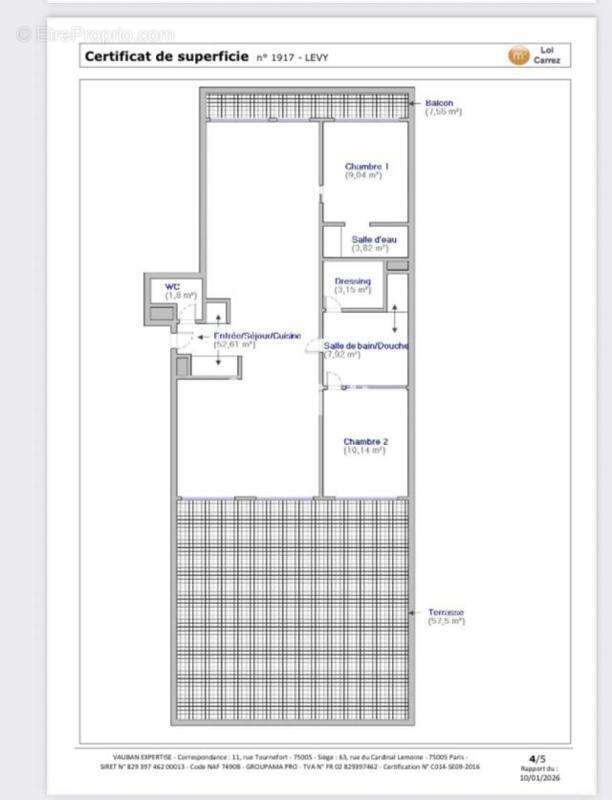 Appartement à PARIS-17E