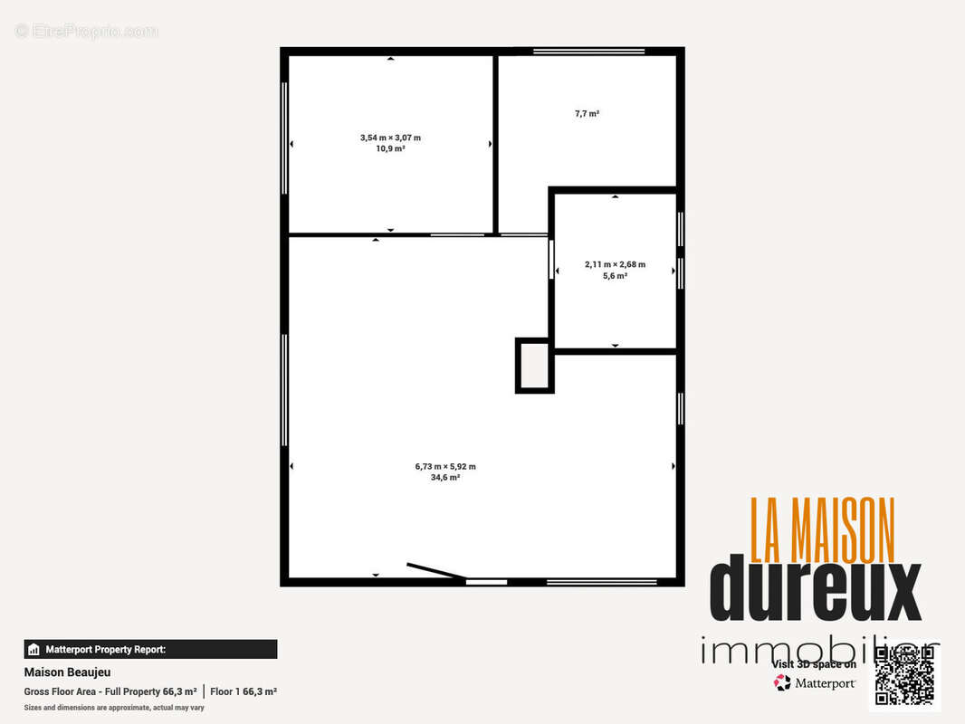 Maison 59 m² à Beaujeu-Saint-Vallier-Pierrejux-Et-Quitteur  - photo 6