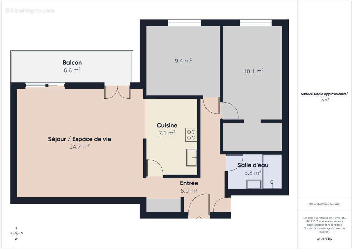 Appartement à AIX-EN-PROVENCE