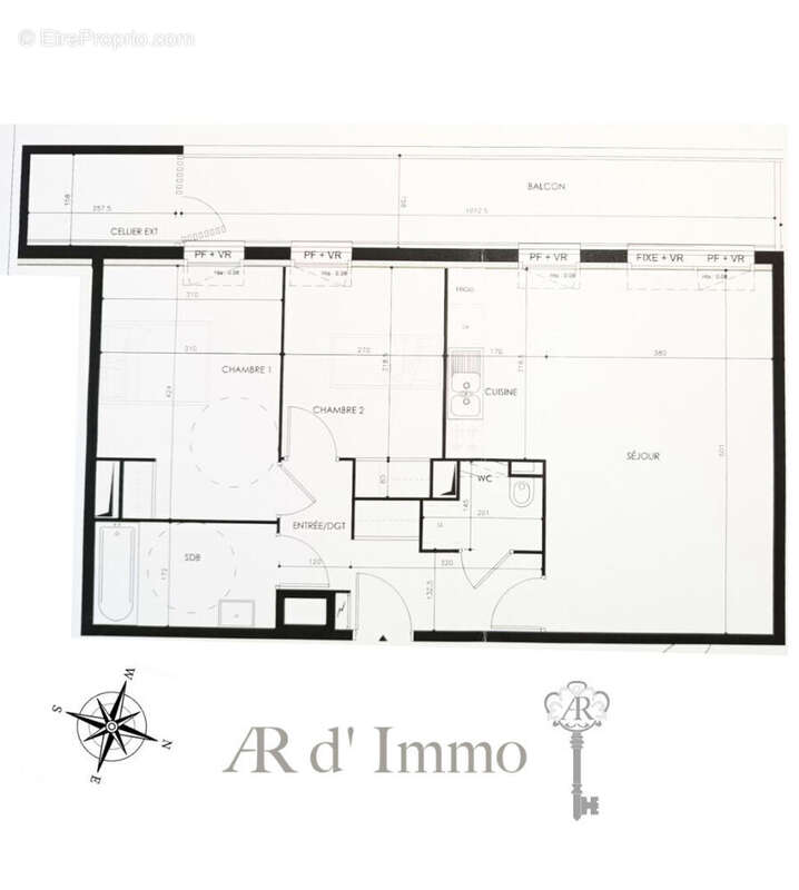 Appartement 65 m² avec terrasse et parking - Rennes Beauregard - photo 18