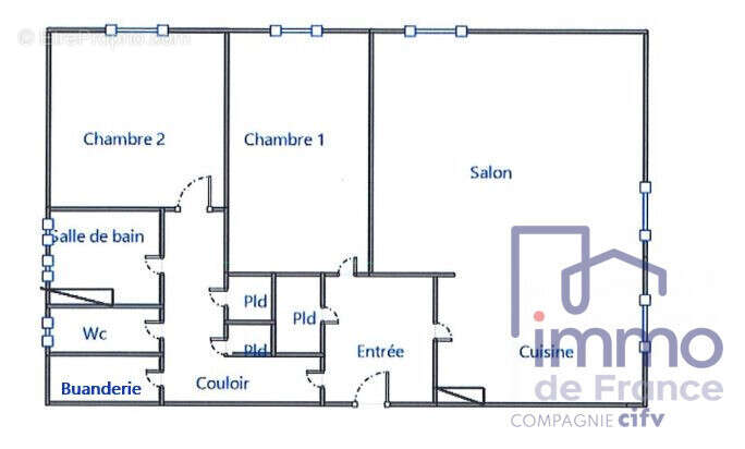 plan appartement - Appartement à SAINT-ETIENNE